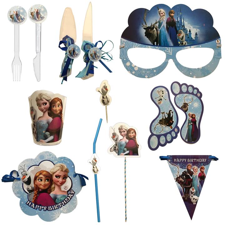 پک جشن تولد مدل Frozen